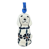 Ornament, Dog, 3" in "Floral Peacock" by Manufaktura | K164T-54KK