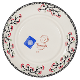 Plate, Round, Dessert, 7.25" in "Cherry Blossoms - Solid Rim" by Manufaktura | T131S-DPGJA