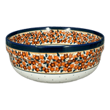 Bowl, Round, Magnolia, 8" in "Orange Wreath" by Zaklady | Y835A-DU52