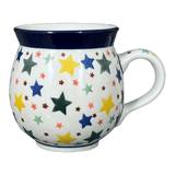 Mug, Belly, 12 oz Medium in "Star Shower" by Ceramika Artystyczna | A070-359X