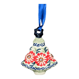 Ornament, Christmas Tree, 3" in "Woven Reds" by Manufaktura | K008T-P181