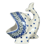 Scrubby Holder, Fish Shaped, 6.75" in "Starry Sea" by Ceramika Artystyczna | AF28-454C