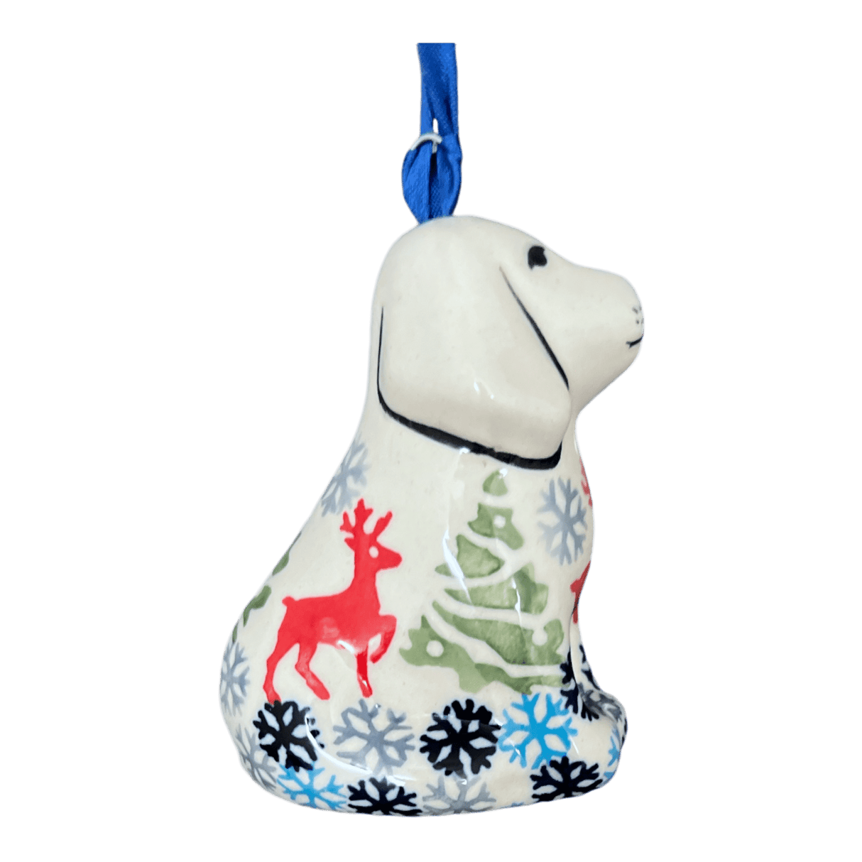 Ornament, Dog, 3" in "Reindeer Games" by Manufaktura | K164T-BL07