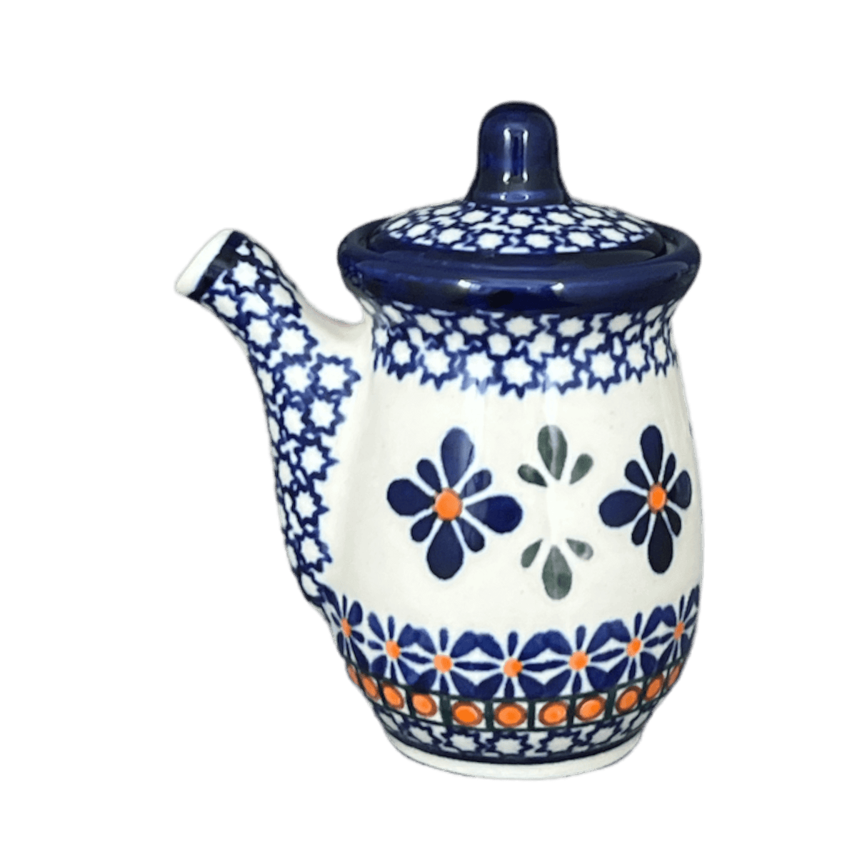 Pitcher, Soy Sauce, 5 oz in "Blue Mosaic Flower" by Zaklady | Y1947-A221A