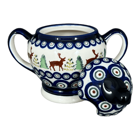 Bowl, Bird, Sugar Bowl, 11 oz in "Evergreen Moose" by Zaklady | Y1234-A992A