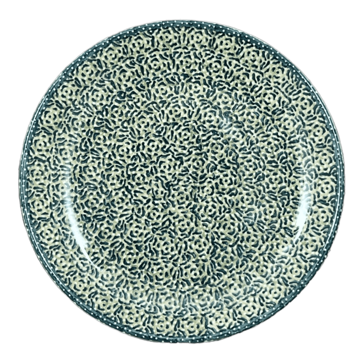 Plate, Round, Salad, 8.5" in "Green Peace" by Manufaktura | T134U-W56Z