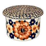 Butter Crock, 4.5" in "Bouquet in a Basket" by Manufaktura | M136S-JZK