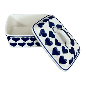 Polish Pottery Butter Box (Whole Hearted) | M078T-SEDU Additional Image at PolishPotteryOutlet.com