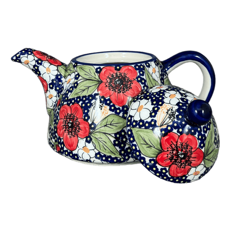 Teapot, 0.9 Liter in "Poppies & Posies" by Manufaktura | C005S-IM02
