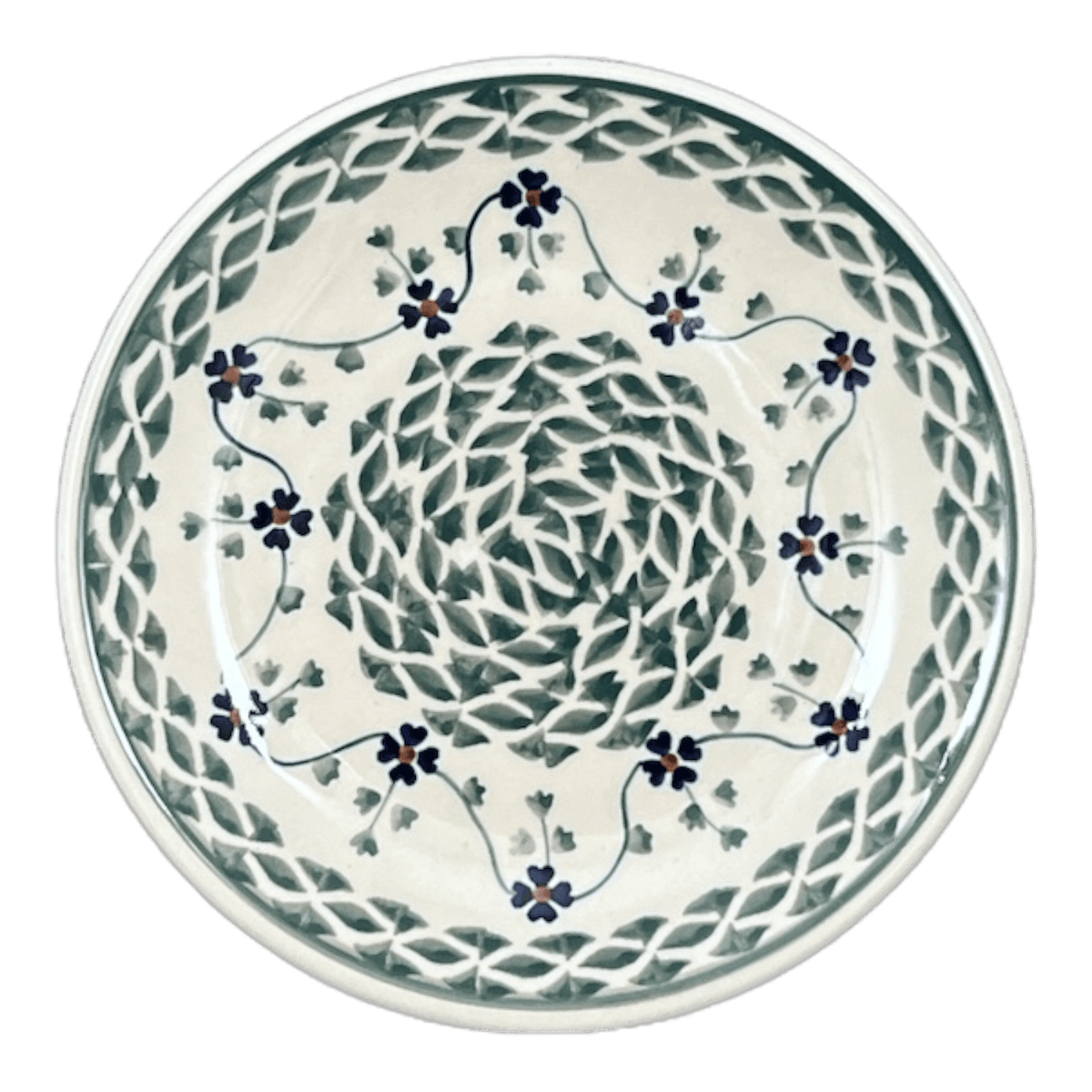 Plate, Round, Dessert, 6.5" in "Woven Pansies" by Manufaktura | T130T-RV