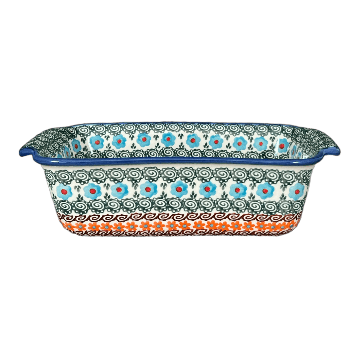 Baker, Bread, 11.25" x 5.75" Large in "Teal Pompons" by Andy | NDA182-62