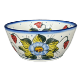 Bowl, Round, 6", WR (WR12B) in "Strawberries & Blossoms" by W.R. Ceramika | WR12B-WR2