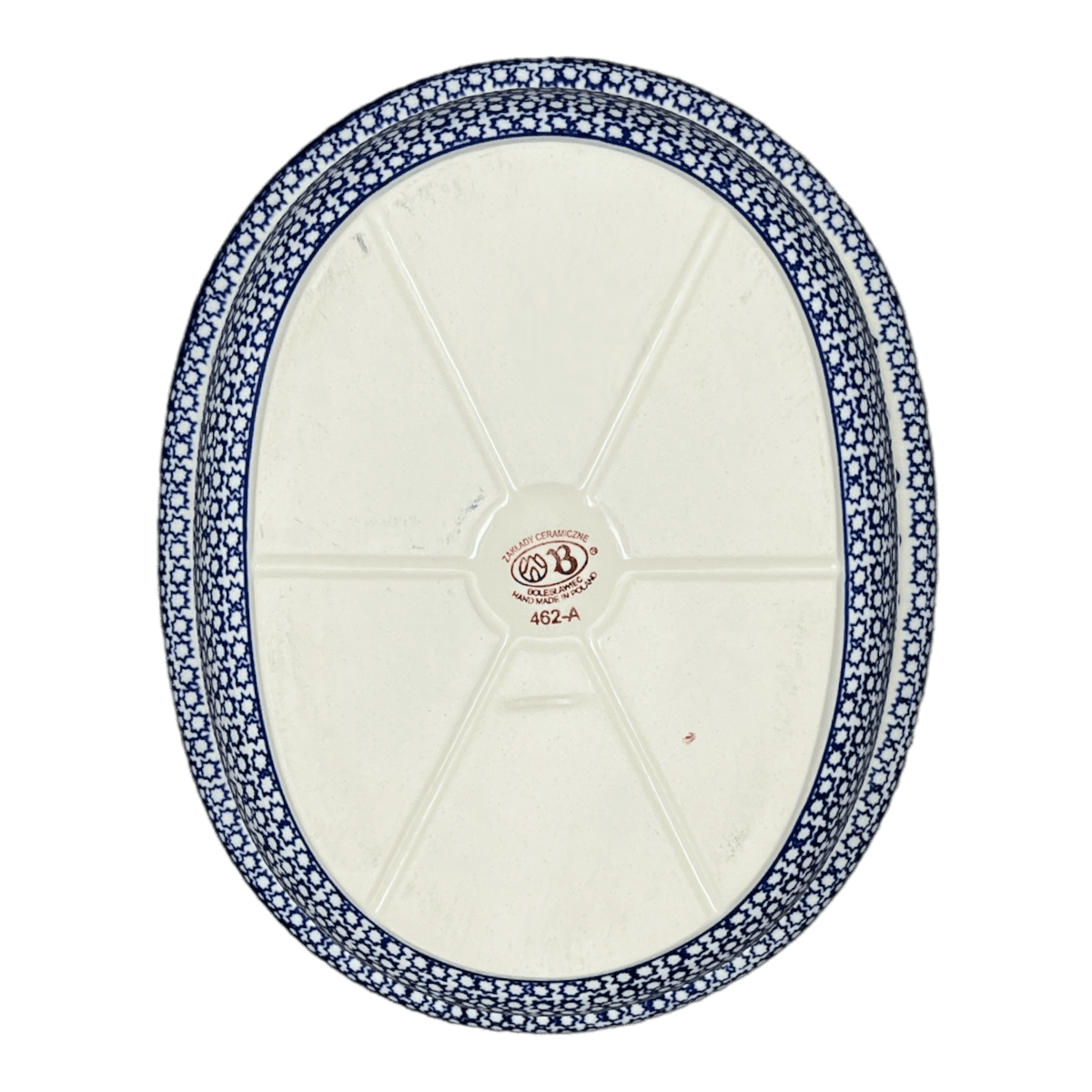 Baker, Covered, 12.5" x 10" Large in "Blue Mosaic Flower" by Zaklady | Y1158-A221A