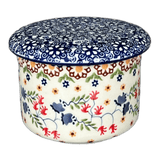 Butter Crock, 4.5" in "Wildflower Delight" by Manufaktura | M136S-P273