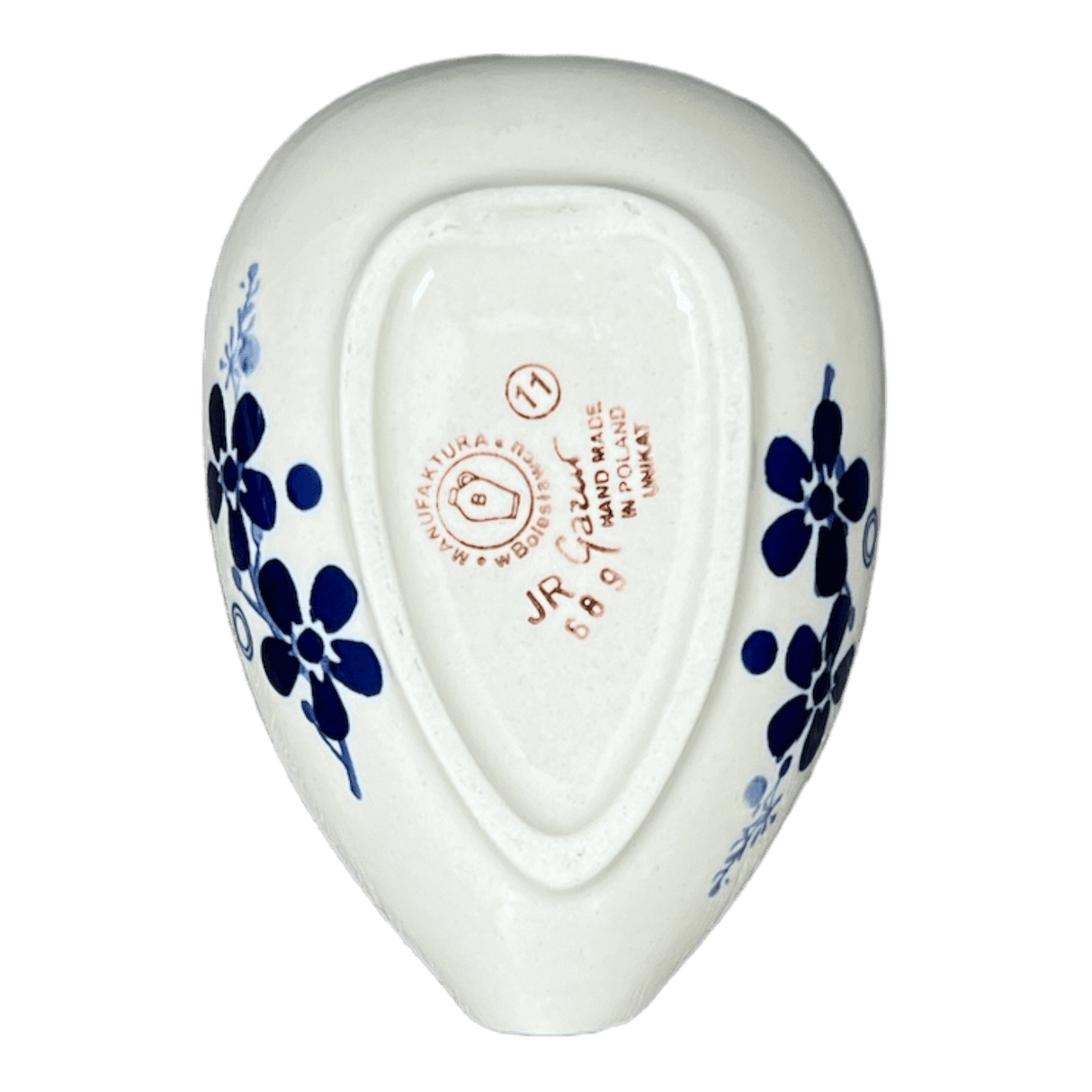 Spoon Rest, Small, 3.5" in "Whimsy Blues" by Manufaktura | P093S-GZ48