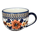 Cup, Latte, 18 oz in "Bouquet in a Basket" by Manufaktura | F044S-JZK