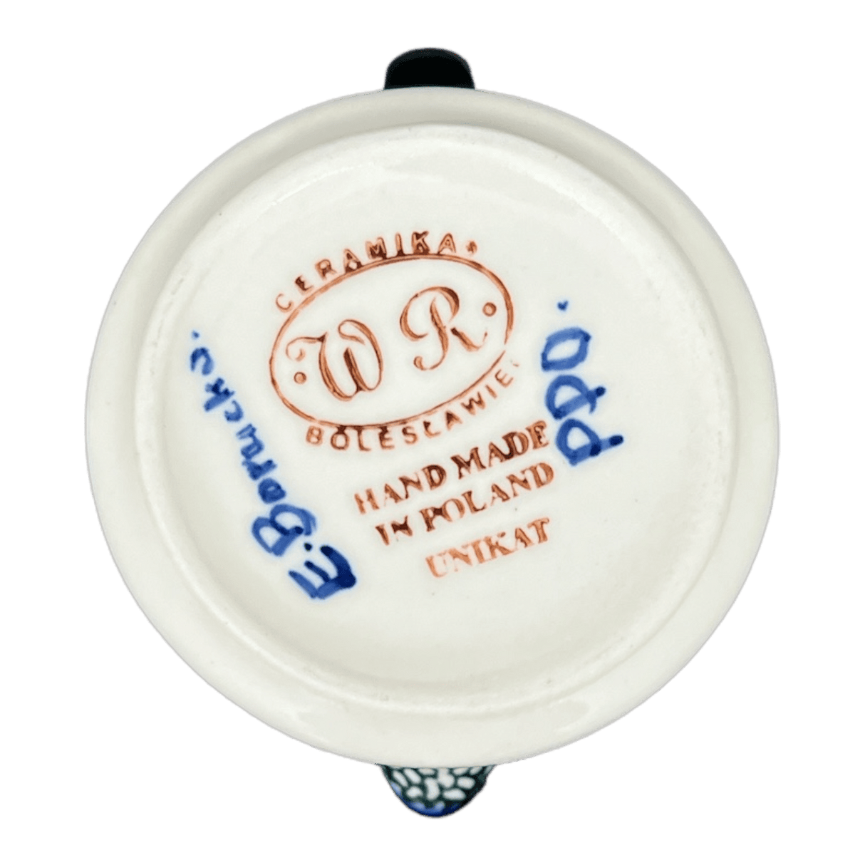 Creamer Bell, 3.25", WR (WR16A) in "Rainbow Field" by W.R. Ceramika | WR16A-WR54