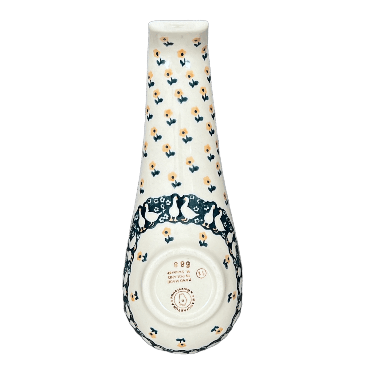 Spoon Rest, Large, 9.25" in "Lucky Duck" by Manufaktura | P007T-P322