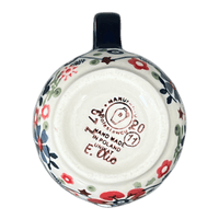 A picture of a Polish Pottery The Cream of Creamers - "Basia" (Full Bloom) | D019S-EO34 as shown at PolishPotteryOutlet.com/products/the-cream-of-creamers-basia-full-bloom-d019s-eo34