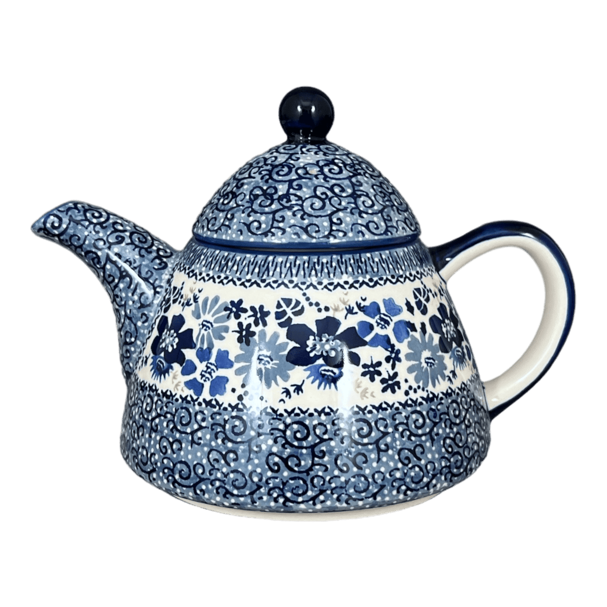 Teapot, 0.9 Liter in "Blue Life" by Manufaktura | C005S-EO39