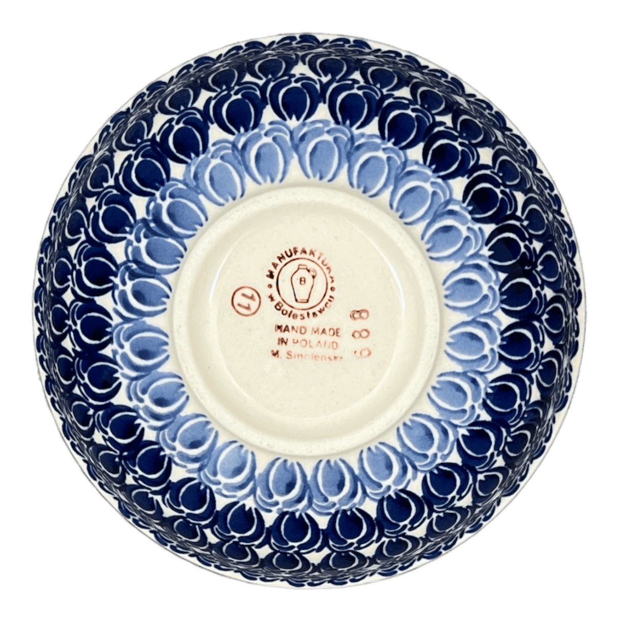 Bowl, Round, 6" in "Tulip Blues" by Manufaktura | M089T-GP16