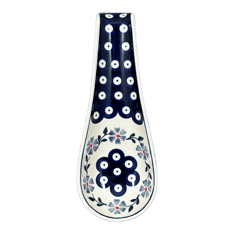 Spoon Rest, Large, 9.25" in "Periwinkle Chain" by Manufaktura | P007T-P213