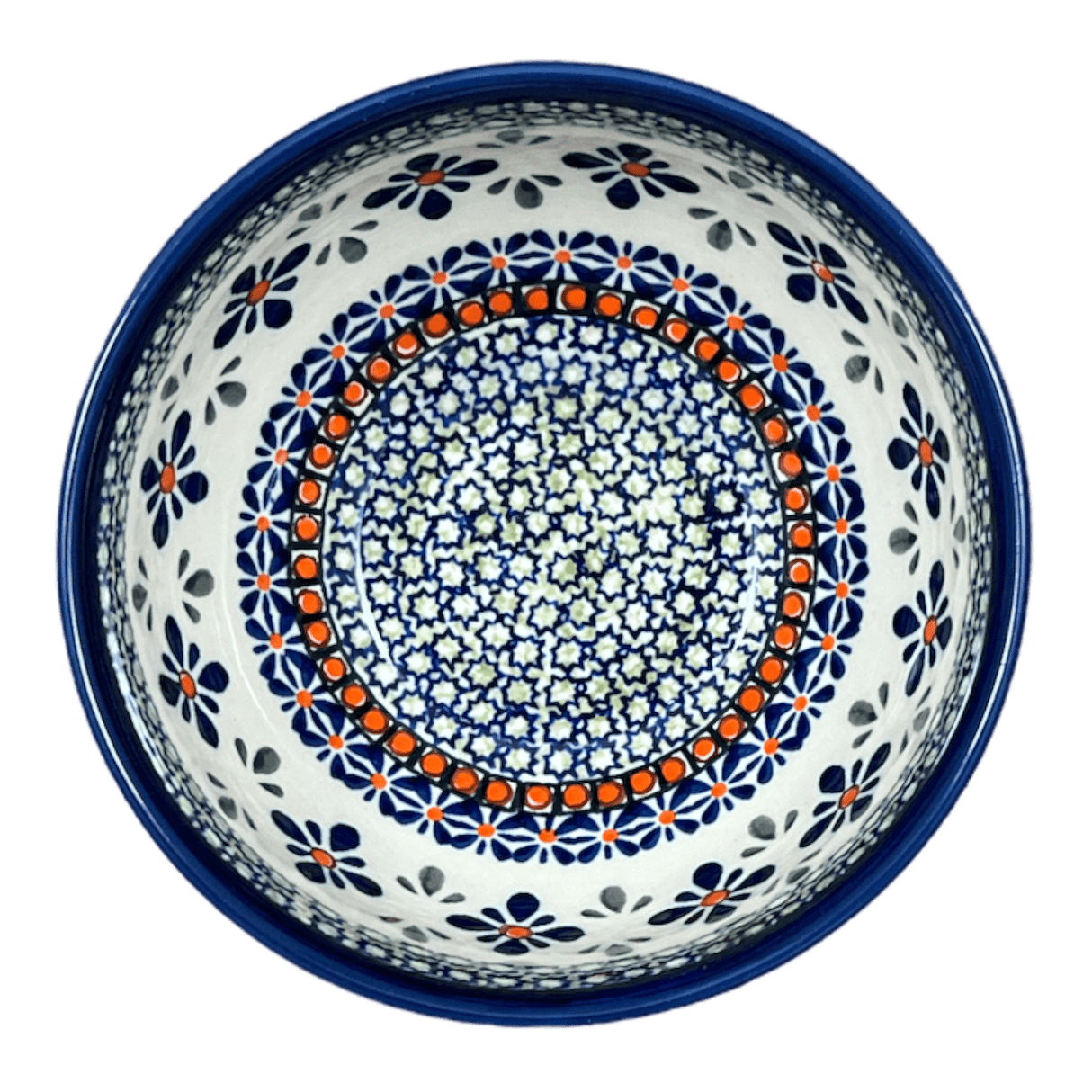 Bowl, Round, Deep, 6.25" in "Emerald Mosaic" by Zaklady | Y1755A-DU60