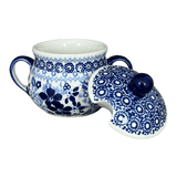 Bowl, Round, Sugar Bowl, 3.5" in "Duet in Blue" by Manufaktura | C015S-SB01