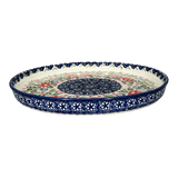 Tray, Round, 10.25" in "Floral Fantasy" by Manufaktura | T153S-P260