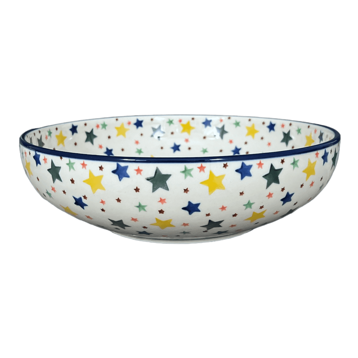 Bowl, Round, Serving, 10.5" in "Star Shower" by Ceramika Artystyczna | AC36-359X