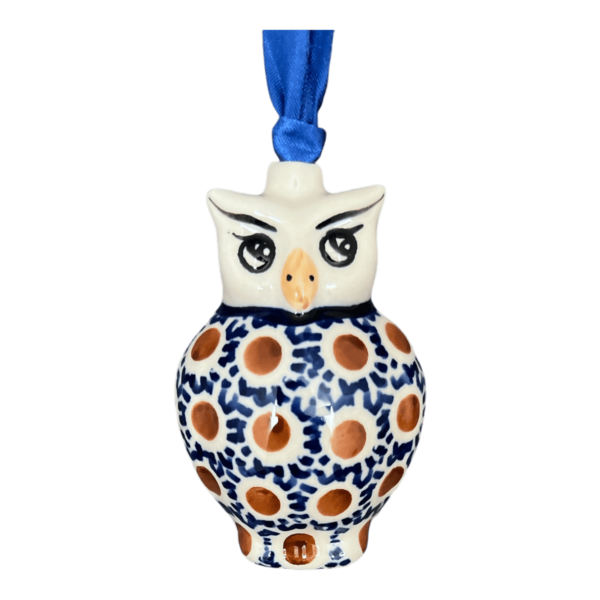 Ornament, Owl, 2" in "Chocolate Drop" by Manufaktura | K026T-55