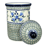 Canister, 2 Liter in "Blue Tulips" by Zaklady | Y1244-ART160