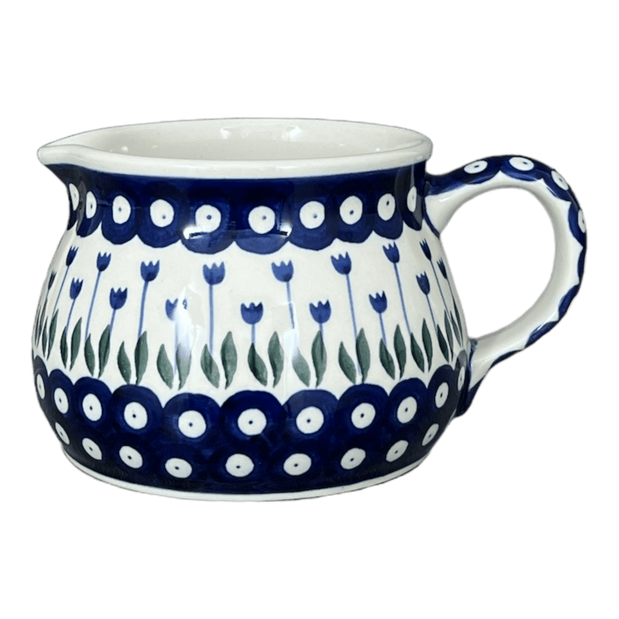 Pitcher, 30 oz in "Tulip Dot" by Ceramika Artystyczna | A008-377Z