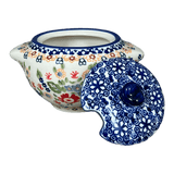 Bowl, Round, Sugar Bowl, 3" in "Poppy Persuasion" by Manufaktura | C003S-P265