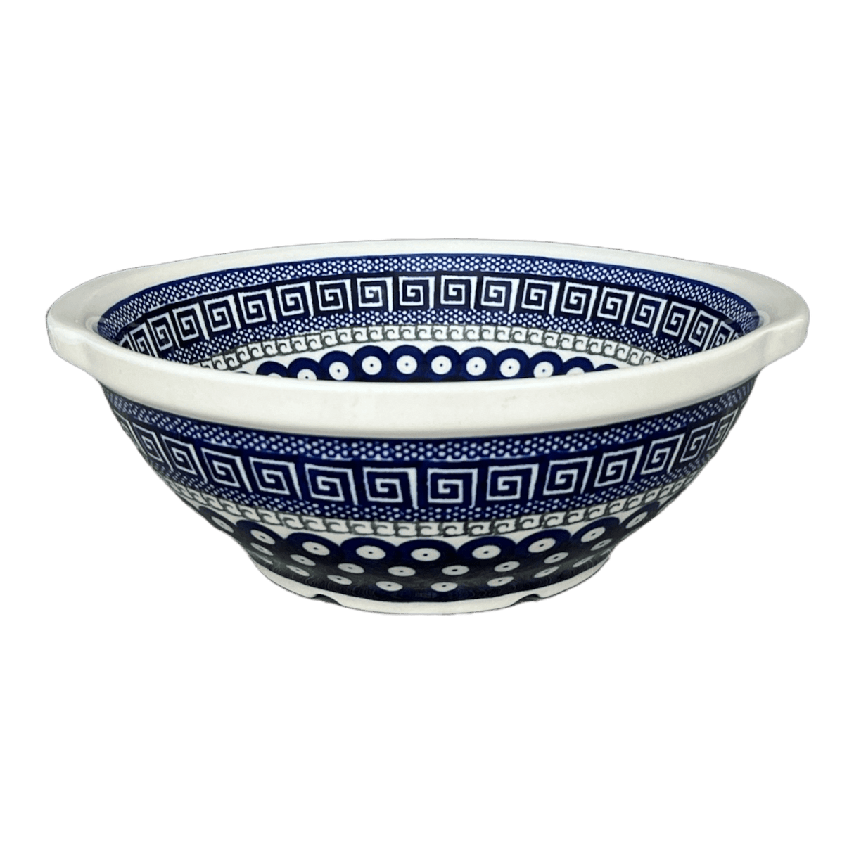 Colander, 10" in "Grecian Dot" by Zaklady | Y1183A-D923