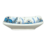 Sauce Dish, Rectangular, 3.75" x 2.75" Tiny in "Something Blue" by Zaklady | Y2024-ART374