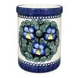 Utensil Holder, 7" in "Pansies" by Manufaktura | P082S-JZB