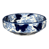 Bowl, Multiangular, 5" in "Blue Butterfly" by Manufaktura | M058U-AS58