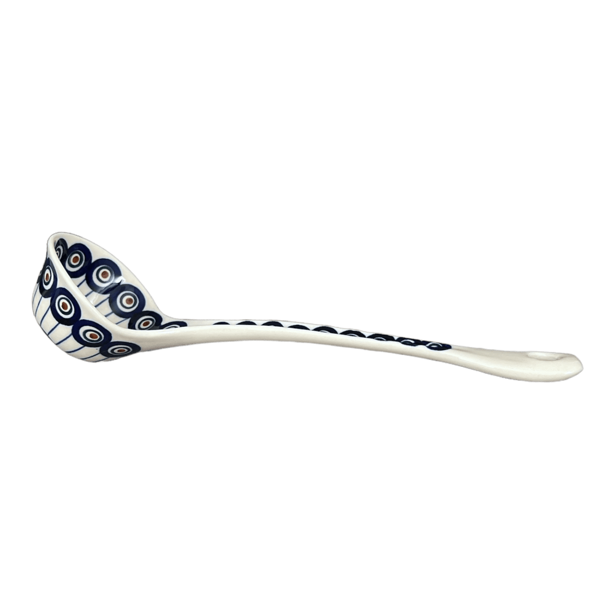 Ladle, Soup, 12" in "Peacock in Line" by Manufaktura | C020T-54A