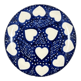 Butter Crock, 4.5" in "Sea of Hearts" by Manufaktura | M136T-SEA