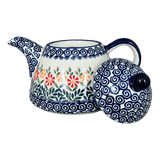Teapot, 0.9 Liter in "Flower Power" by Manufaktura | C005T-JS14