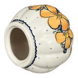 Decorative Pumpkin, 4" in "Orange Daisy Dot" by Galia | GAD44-UPK1