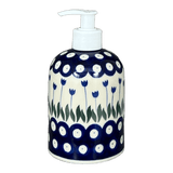 Soap Dispenser, 5.5" in "Tulip Dot" by Ceramika Artystyczna | A573-377Z