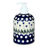 Polish Pottery Soap Dispenser, 5.5" in "Tulip Dot" by Ceramika Artystyczna | A573-377Z at PolishPotteryOutlet.com