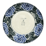 Bowl, Round, Serving, 10.5" in "Blue Dahlia" by Ceramika Artystyczna | AC36-U1473