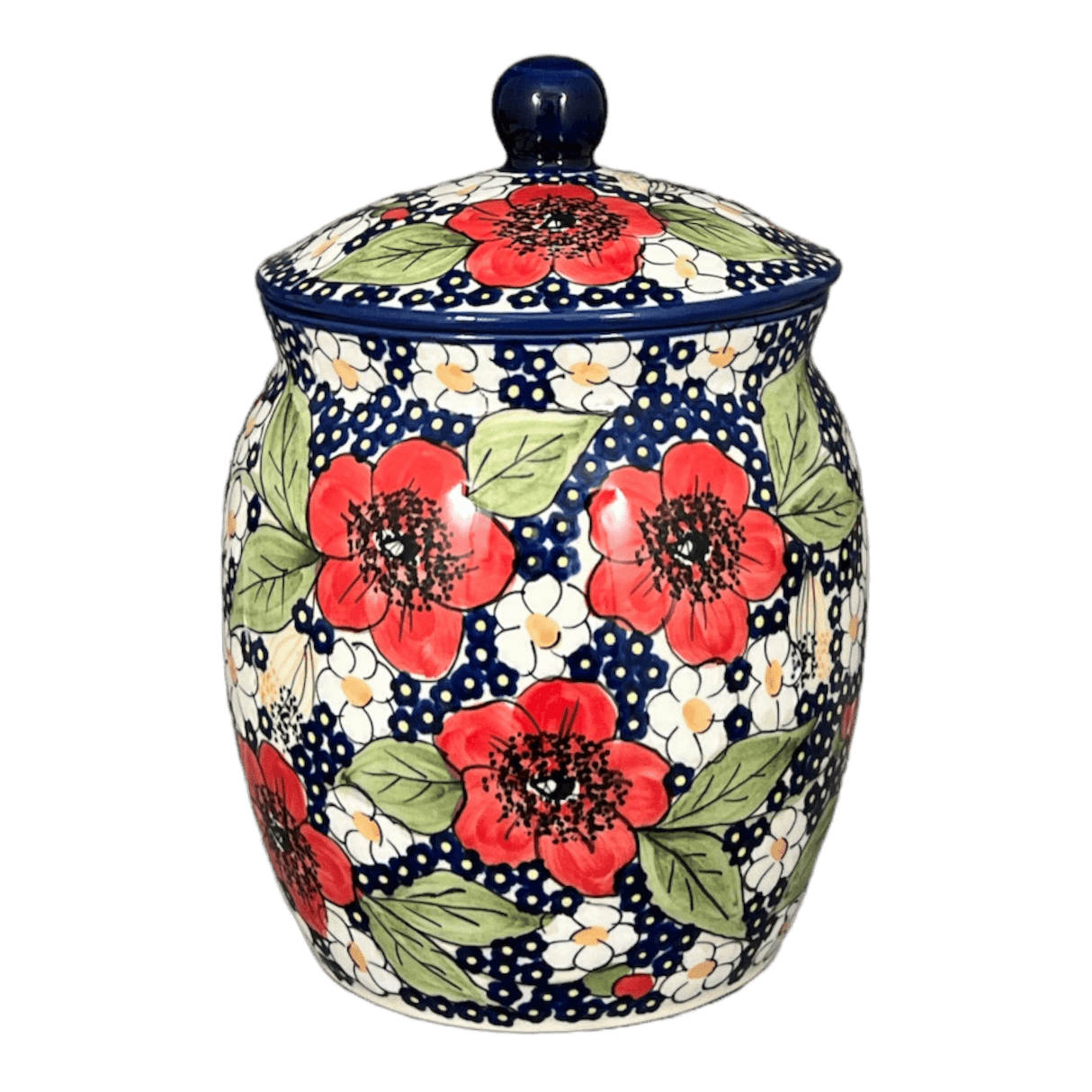 Canister, 2 Liter in "Poppies & Posies" by Manufaktura | P074S-IM02