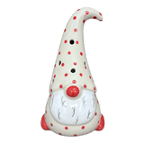 Luminary, Gnome, 8.5" Large in "Dotted Reds" by Galia | GAD41-PG3