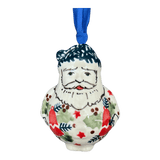 Ornament, Santa, 2.5" in "Evergreen Bells" by Manufaktura | K144U-PZDG