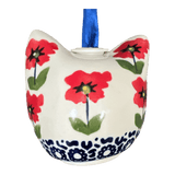 Ornament, Cat Head in "Poppy Garden" by Manufaktura | K142T-EJ01