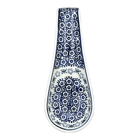 Polish Pottery Spoon Rest, Large, 9.25" in "Butterfly Border" by Manufaktura | P007T-P249 Additional Image at PolishPotteryOutlet.com